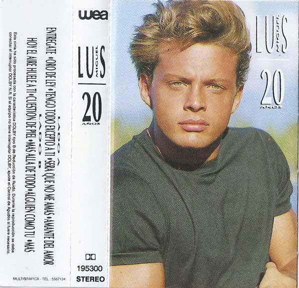 Luis Miguel – 20 Años (Ed. 1990 CHI)