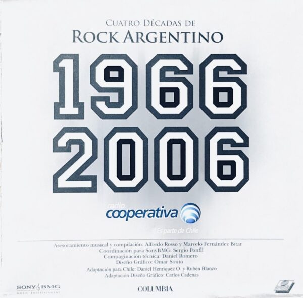 Varios Artistas – Cuatro Décadas de Rock Argentino 1966 - 2006 (Ed. 2007 CHI)