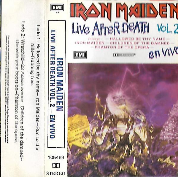 Iron Maiden ‎– Live After Death Vol. 2 - En Vivo (Ed. 1985 CHI)