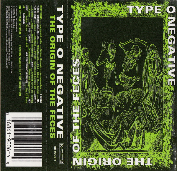 Type O Negative – The Origin Of The Feces (Ed. 1994 USA)