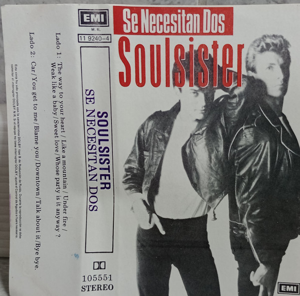 Soulsister – It Takes Two = Se Necesitan Dos (Ed. 1989 CHI)