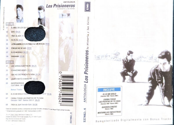 Los Prisioneros – Antología: Su Historia Y Sus Éxitos Casette 2 (Ed. 2001 CHI)