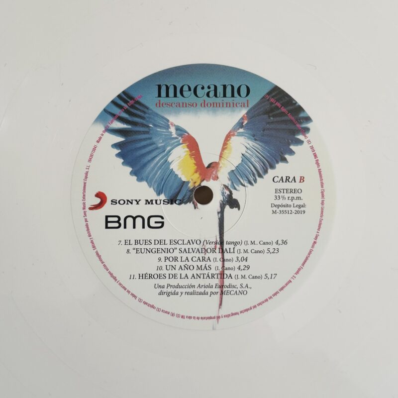 Mecano – Descanso Dominical (Ed. 2019 EU, Blanco) - Imagen 3