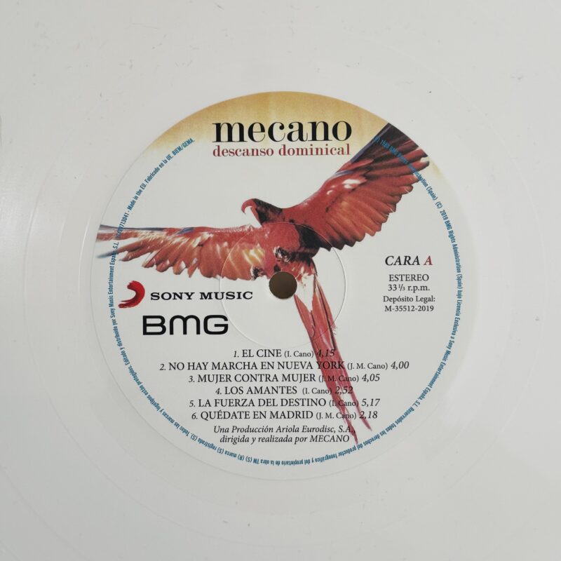 Mecano – Descanso Dominical (Ed. 2019 EU, Blanco) - Imagen 4