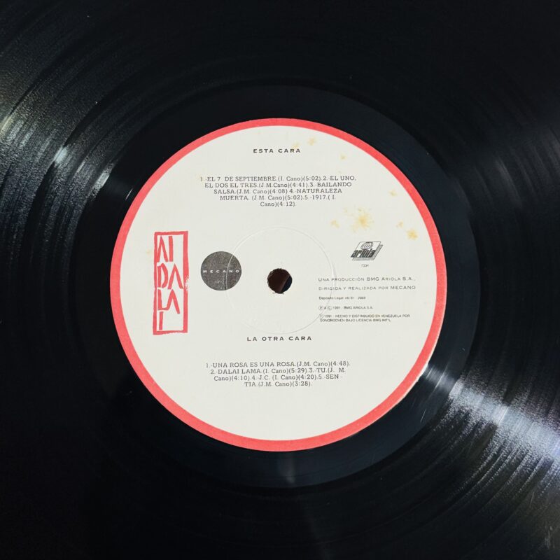 Mecano – Aidalai (Ed. 1991 VE) - Imagen 3