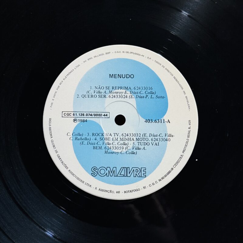Menudo – Mania (Ed. 1984 BR) - Imagen 3